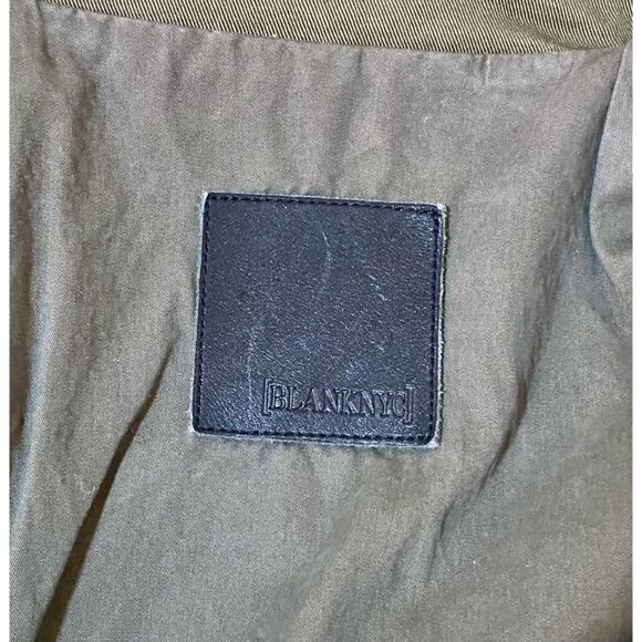 BLANKNYC Army Green Men’s Cotton Utility Jacket w/ Zip, Pockets, Collar Sz. S - Picture 9 of 10